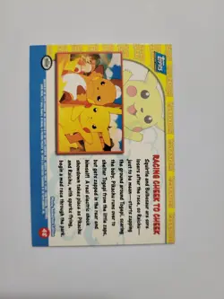 Topps Pokemon #48 Racing Cheek to Cheek, Holo/Foil, Pikachu's Vacation, NM - Image 3