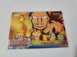 Topps Pokemon #58 A Great Day, Holo/Foil, Pikachu's Vacation, NM - Image 1