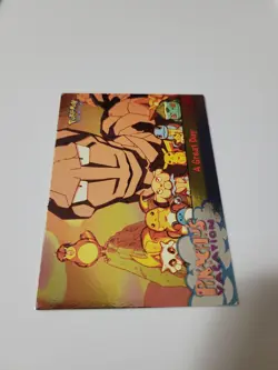 Topps Pokemon #58 A Great Day, Holo/Foil, Pikachu's Vacation, NM - Image 2