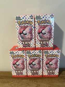 Pokemon Korean 151 Booster Box (5 Boxes, 100 Packs) Scarlet & Violet. US Seller! - Image 1