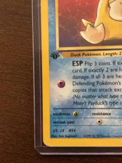 Pokemon TCG Misty's Psyduck Gym Challenge 90/132 Common Basic 60 HP 1st Ed Regu… - Image 2