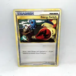 Pokemon Energy Switch 91/123 HS HeartGold & SoulSilver LP - Image 1