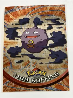 Koffing #109 Topps Blue Label TV Animation Edition Non Holo Pokemon 1999 - Image 1