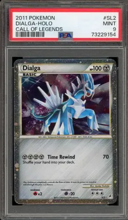 Pokemon Dialga Call of Legends Holo Rare #SL2 PSA 9 Mint - Image 1