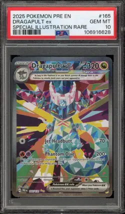 Pokemon Dragapult ex Prismatic Evolutions Special Illustration Rare #165 PSA 10 - Image 1