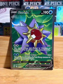 STARMIE V 166/189 Astral Radiance Ultra Rare Holo Pokemon TCG Near Mint - Image 1