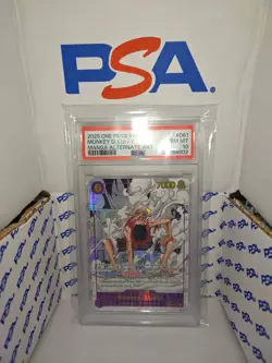 Monkey.D.Luffy Manga English EB02-061 Anime 25th Collection PSA 10 - Image 2