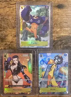 Bandai One Piece TCG ST-29 Egghead Franky Nico Robin Brook Alt Arts - Image 1