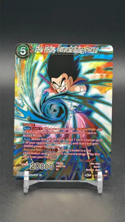 Son Goku Overwhelming Power BT21-008 SPR Foil Dragon Ball Super Card Game | NM - Image 1