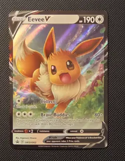 Eevee V SWSH065 SWSH: Sword & Shield Promo Cards Holo - Image 1