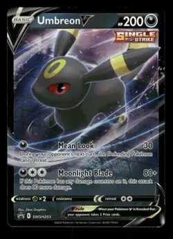 Umbreon V Promo SWSH: Sword & Shield Promo Cards SWSH203 NM - Image 1