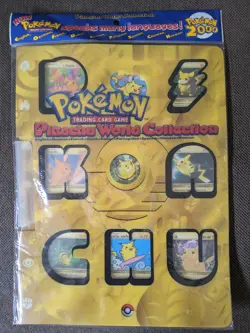 *SEALED* Pokemon Pikachu World Collection 2000 Complete Set 9 Cards + Folder - Image 1