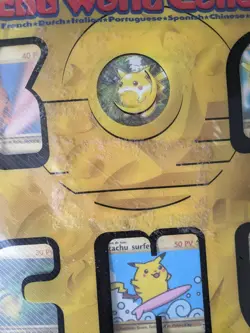 *SEALED* Pokemon Pikachu World Collection 2000 Complete Set 9 Cards + Folder - Image 3