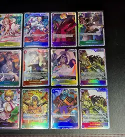 One Piece TCG English SR 15 Card Lot Sanji Luffy Shanks - Image 3