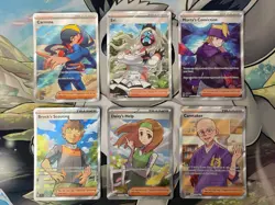 MINT – NM ~ Pokemon Full Art Trainer Lot of 6 (Varying Sets {A}) TCG Cards - Image 1