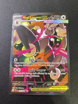 Mega Lopunny EX 128/094 Me02: Phantasmal Flames Holo sick card NM 📈 - Image 1