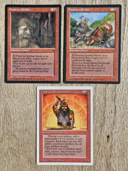 MTG - (x11) "Dwarven" Cards. All Red. Various Sets. All mint or NM - Image 5