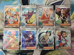 MINT – NM ~ Pokemon Full Art Trainer Lot of 8 (Varying Sets) TCG Cards - Image 1