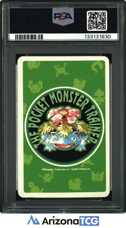 Pokemon 1996 Vaporeon 134 9 Of Hearts Green Playing Cards Japanese PSA 10 - Image 2