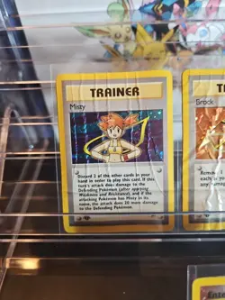 Pokemon Lot Trainer 1st Edition Misty & Brock DAMAGED 4 Cards - Image 2