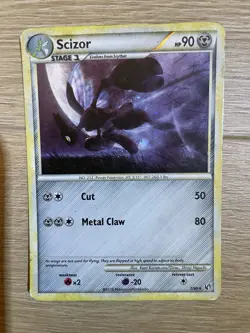 Scizor 7/90 Undaunted Holo LP Pokemon Card - 2010 - Image 1