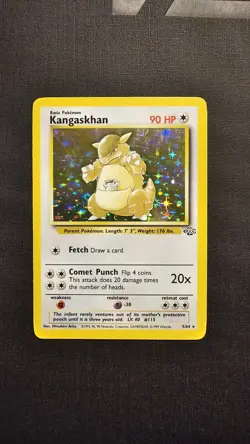 Pokemon TCG Kangaskhan Holo Rare Card 5/64 Jungle Set - Image 1