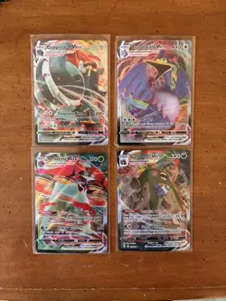 Lot Of 4 Pokemon Vmax Cards NM - Image 1