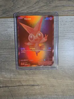 Pokemon TCG Victini Card White Flare Holo, Sv: 172/086(Small misprint)(top left) - Image 3