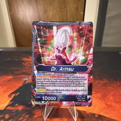 Dragon Ball Super Card Game Dr. Arinsu Leader Cards BT18 Awaken Lot - Image 3