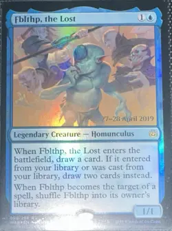 Fblthp, the Lost War of the Spark Foil Promo Card Mtg Magic The Gathering - Image 1