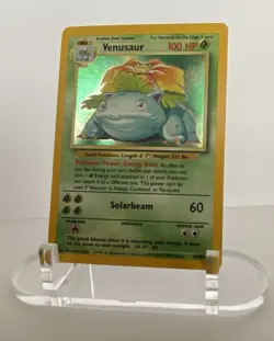 Pokemon Venusaur Base Set 15/102 Holo Card 1999 Length 6’7” LV. 67 100HP - Image 1