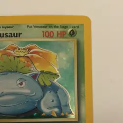 Pokemon Venusaur Base Set 15/102 Holo Card 1999 Length 6’7” LV. 67 100HP - Image 5