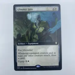 MTG Glimmer Lens EA ONC LP #44 Rare Equipment For Mirran EDH Card - Image 1