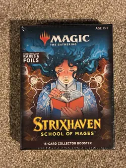 Magic The Gathering STRIXHAVEN School of Mages 15-Card Collector Booster Box 630509958610 - Image 1