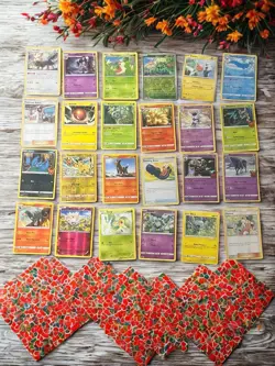 Pokemon Random Lot 25 Cards Used Good Condition lot #2 - Image 1
