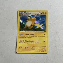 Pokemon TCG Trading Card 2014 XY Base Set -- Raichu 43/146 Holo - Image 1