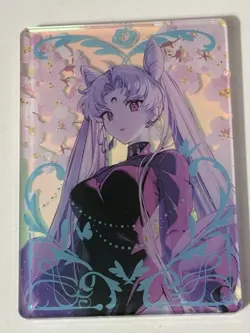 BLACK LADY THICK ACRYLIC MIRROR NS-5M09 Goddess Story Anime TCG CCG Anime Card - Image 1