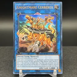 Knightmare Cerberus MAMA-EN070 1st Edition Ultra Rare Yugioh Card - Image 1