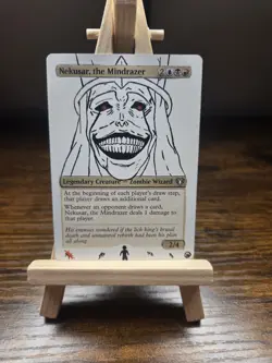 MTG Nekusar, the Mindrazer Hand Painted Alter Ft. Solo Leveling - Image 1
