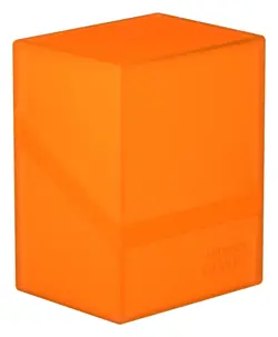 Ultimate Guard 80+ Boulder Standard Size Deck Case Poppy Topaz (Orange) MTG - Image 2