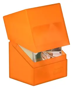 Ultimate Guard 80+ Boulder Standard Size Deck Case Poppy Topaz (Orange) MTG - Image 3