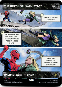 The Death of Gwen Stacy (Borderless) - FOIL - [Marvel's Spider-Man] MTG NM/M 💀 - Image 3