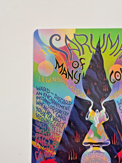 Saruman of Many Colors – Borderless Poster Foil – Lord of the Rings MTG – NM - Image 2