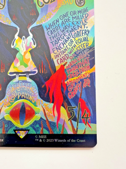 Saruman of Many Colors – Borderless Poster Foil – Lord of the Rings MTG – NM - Image 3