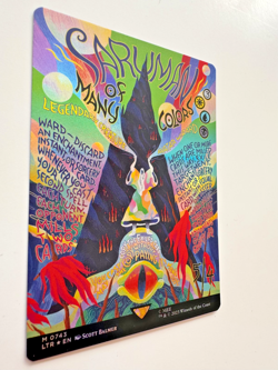 Saruman of Many Colors – Borderless Poster Foil – Lord of the Rings MTG – NM - Image 4