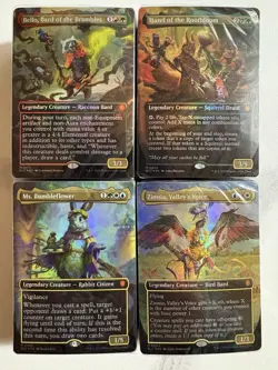 Lot of 4 Magic The Gathering Bloomburrow Commander Factory Sealed Decks MTG - Image 1