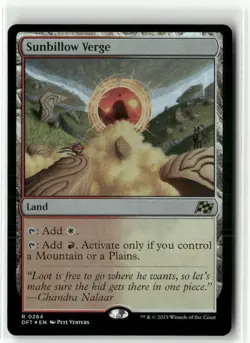 Sunbillow Verge FOIL - Aetherdrift MTG NM - Image 1