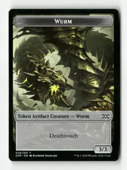 Wurm (029) Token - Double Masters (2XM) - Image 1