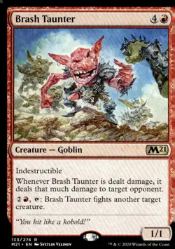 Core Set 2021 #133 Brash Taunter - Image 1