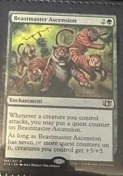 Beastmaster Ascension Commander 2014 Regular Mtg Magic The Gathering - Image 1